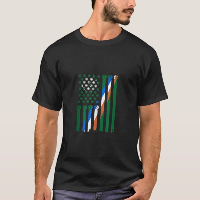 Kwajalein Atoll Flag Handfist USA America Kwajalei T-Shirt (Front)