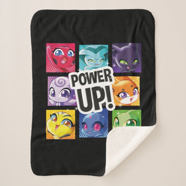 Kwamis | Power Up Sherpa Blanket (Front)