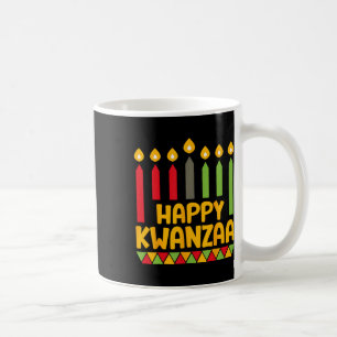 Kwanza 2024 Christmas Afro-american Kids Women Hap Coffee Mug