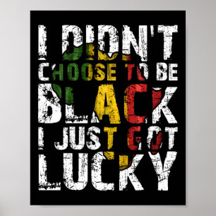 Kwanzaa African American Black History Month Black Poster