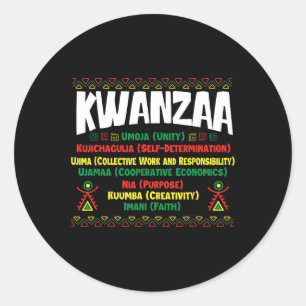 Kwanzaa - African American Heritage Festival 1 Classic Round Sticker