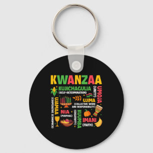 Kwanzaa - African American Heritage Festival  Key Ring