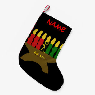 Kwanzaa Art Christmas Stocking