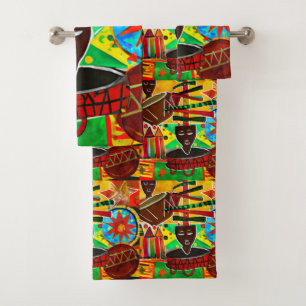 Kwanzaa Bath Towel Set
