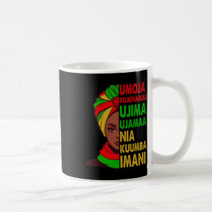 Kwanzaa Black History Month Umoja Kujichagulia Uji Coffee Mug
