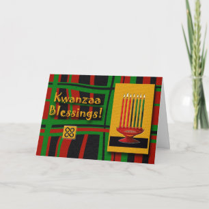 Kwanzaa Blessings Holiday Card