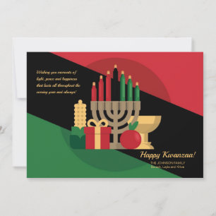 Kwanzaa Candles Greeting Card