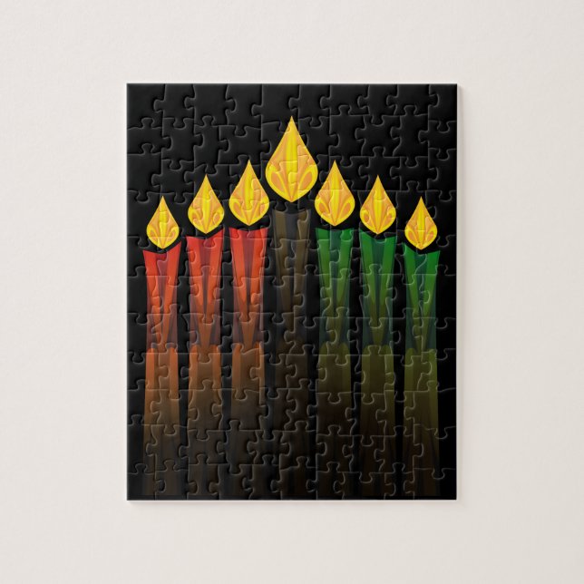 kwanzaa candles jigsaw puzzle (Vertical)