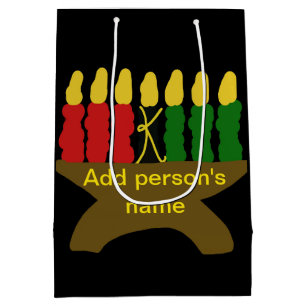 Kwanzaa Candles Medium Gift Bag