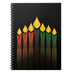 kwanzaa candles notebook