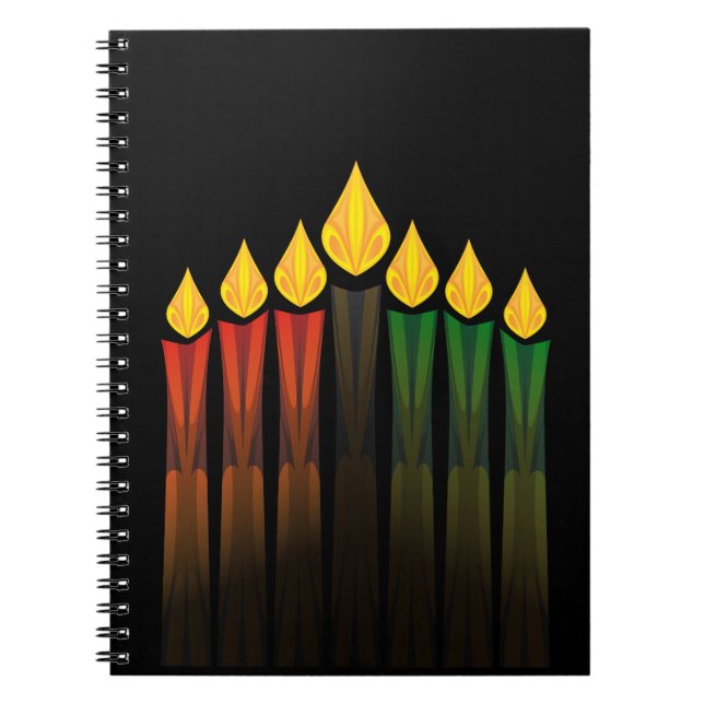 kwanzaa candles notebook (Front)