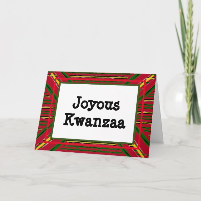 Kwanzaa Card - Joyous #12 (Front)