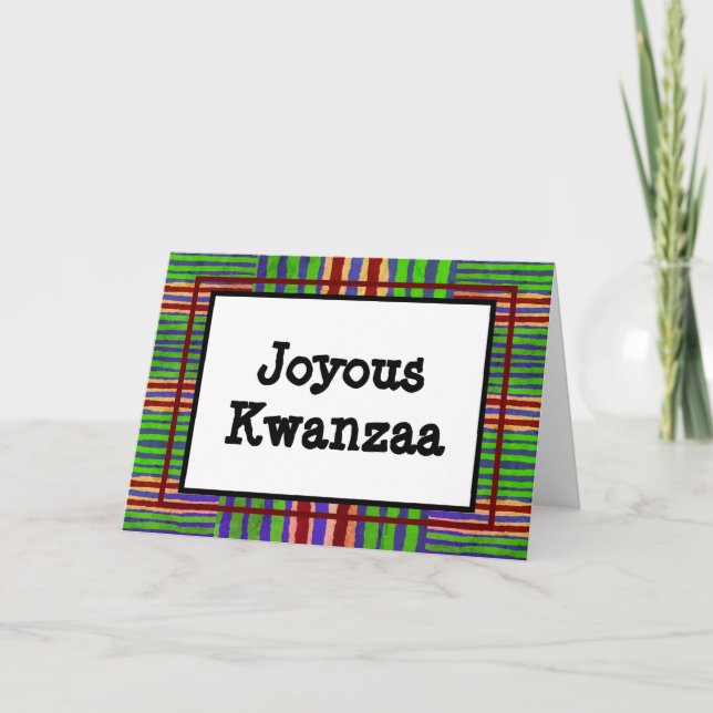 Kwanzaa Card - Joyous #14 (Front)
