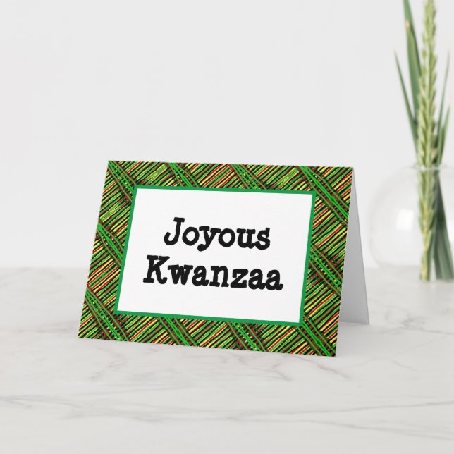 Kwanzaa Card - Joyous #2 (Front)