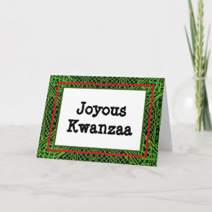 Kwanzaa Card - Joyous #8
