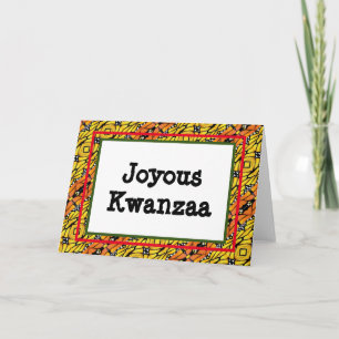Kwanzaa Card - Joyous #9