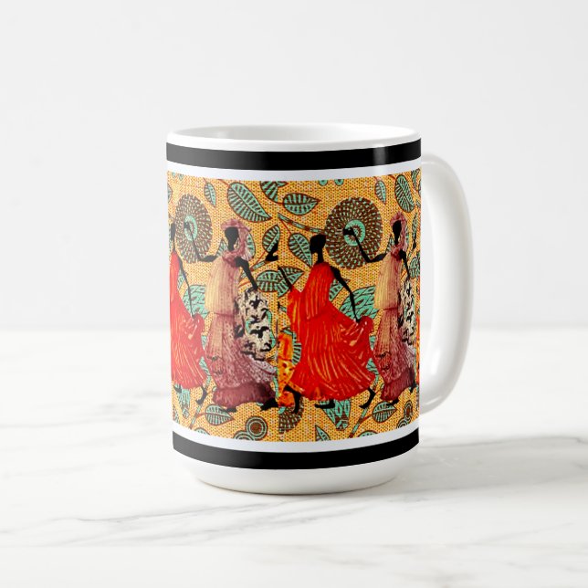 Kwanzaa Celebration • Afrocentric Dancing  Coffee Mug (Front Right)