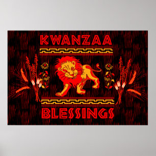 Kwanzaa Dancers Poster