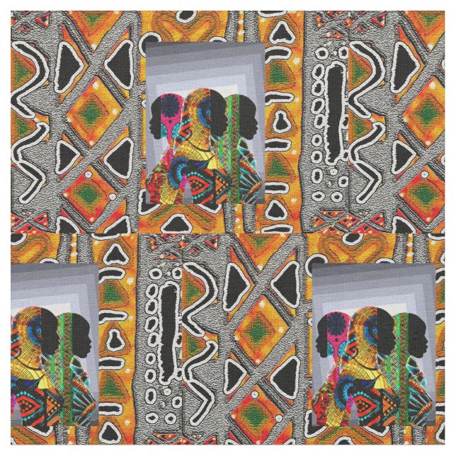 Kwanzaa Fabric (Close Up)