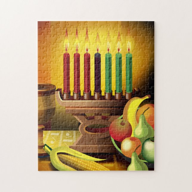 Kwanzaa Food Jigsaw Puzzle (Vertical)