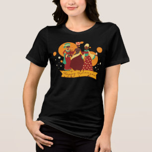 Kwanzaa Gathering Tri-Blend Shirt