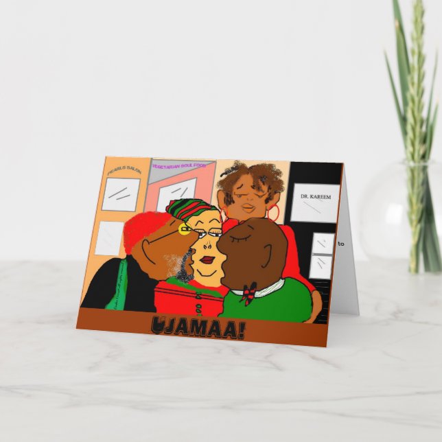 KWANZAA  GREETING CARD (Front)