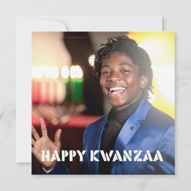  KWANZAA - HAPPY KWANZAA - (Front)