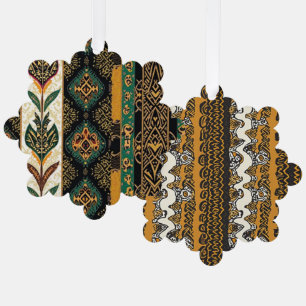Kwanzaa Holiday Elegance Tree Decoration Card