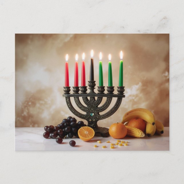 KWANZAA HOLIDAY POSTCARD (Front)