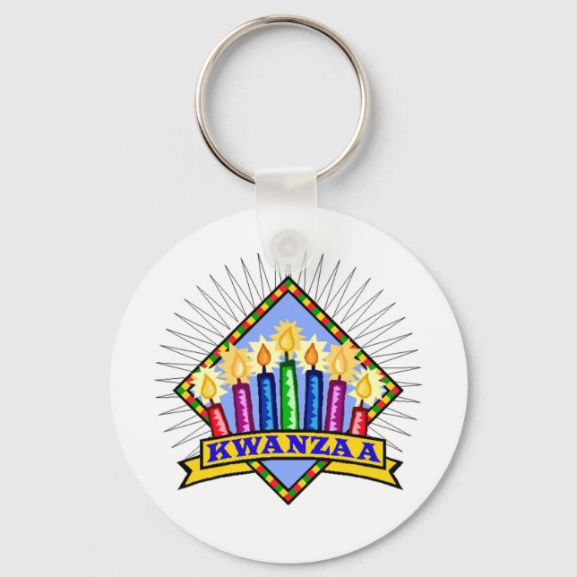 Kwanzaa Key Ring (Front)