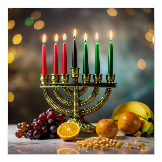 KWANZAA - KINARA -  POSTER (Front)