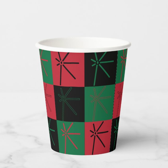 Kwanzaa Kuumba Paper Cups (Front)