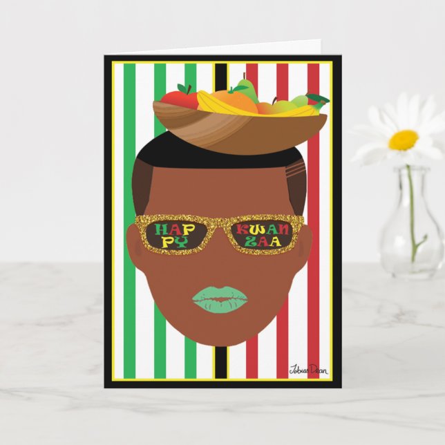 Kwanzaa LGBTQ Holiday Card (Small Plant)