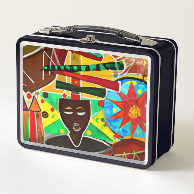 Kwanzaa Metal Lunch Box (Front)
