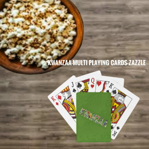 Kwanzaa-Multi Playing Cards