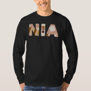 Kwanzaa Nia Black Men Melanin Women Family Joy Com T-Shirt