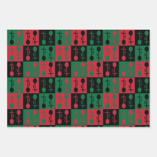 Kwanzaa Nia Wrapping Papr Wrapping Paper Sheet