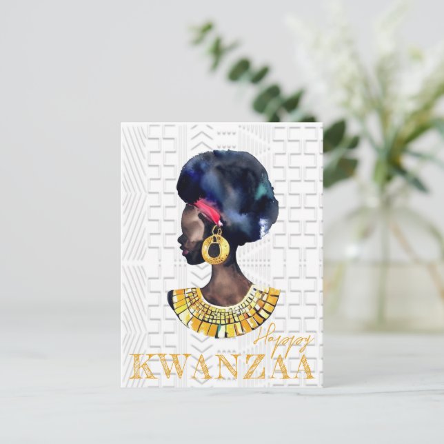 Kwanzaa Postcard (Standing Front)
