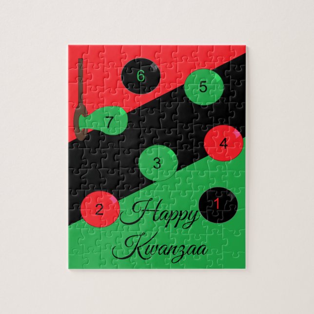 Kwanzaa Principles Jigsaw Puzzle (Vertical)