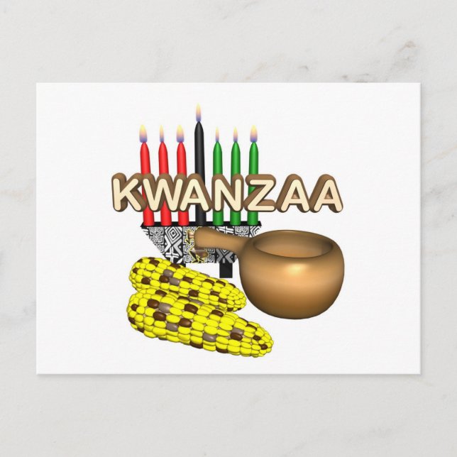 Kwanzaa Purpose Holiday Postcard (Front)