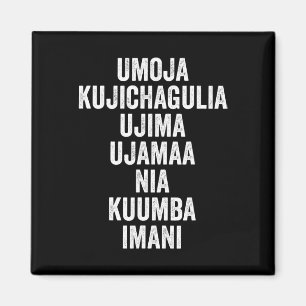 Kwanzaa - Seven Principles Magnet