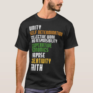 Kwanzaa Seven Principles Unity Self Determination T-Shirt