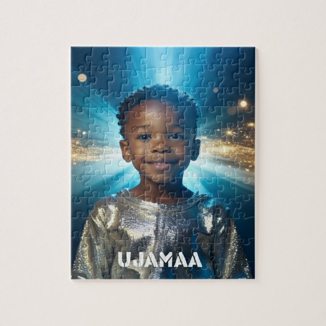 KWANZAA - UJAMAA -  JIGSAW PUZZLE (Vertical)