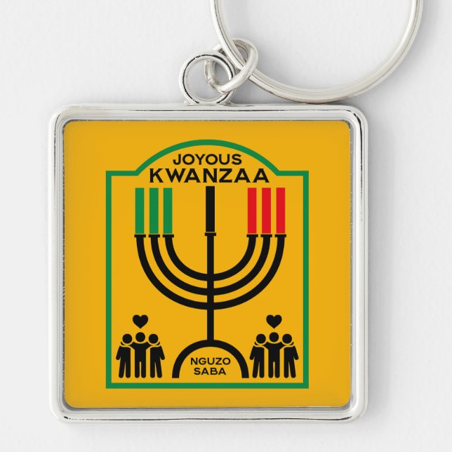 Kwanzaa Umoja Key Ring (Front)