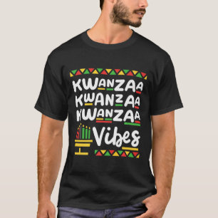 Kwanzaa Vibes Retro Black Heritage Christmas Men W T-Shirt