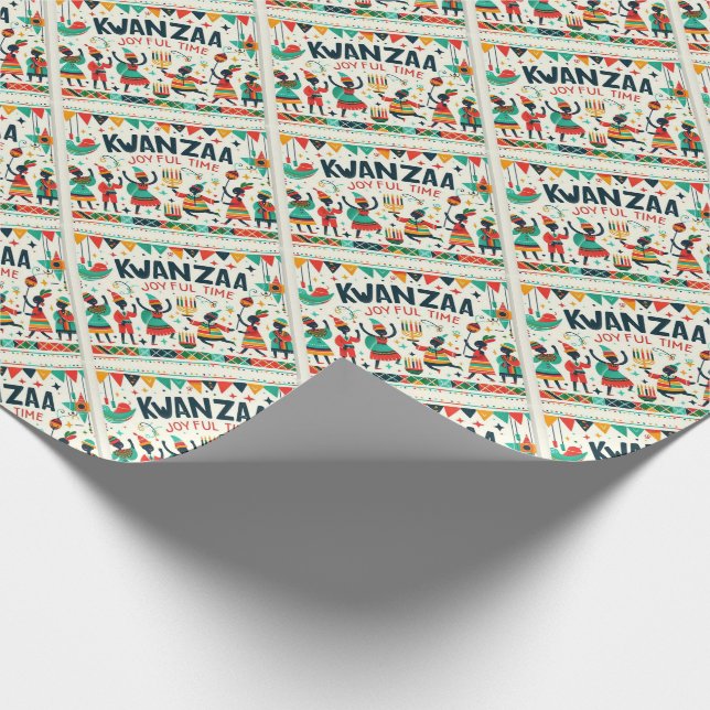 Kwanzaa Wrapping Paper (Corner)