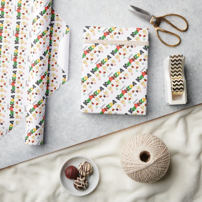 Kwanzaa Wrapping Paper (Crafts)