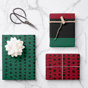 KWANZAA WRAPPING PAPER SHEET
