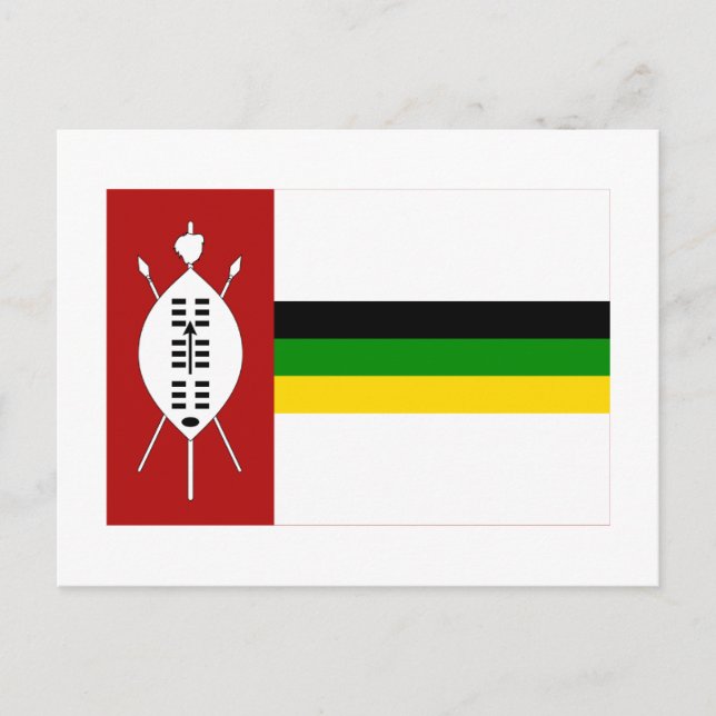 KwaZulu Flag Postcard (Front)