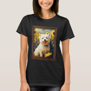 Kyi leo Painting Sunflower Flower Mum Women Floral T-Shirt